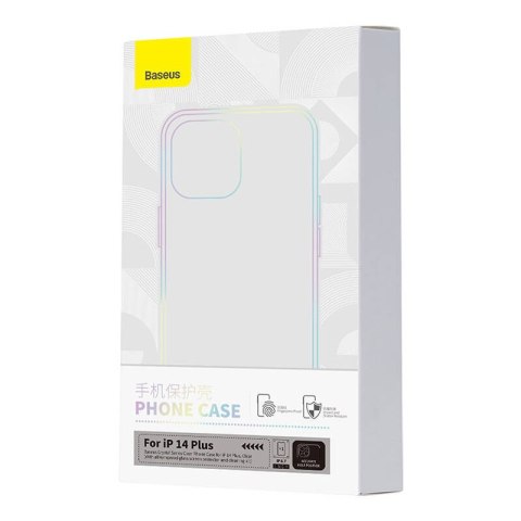 Etui BASEUS Crystal Series do iPhone 14 Plus + szkło hartowane