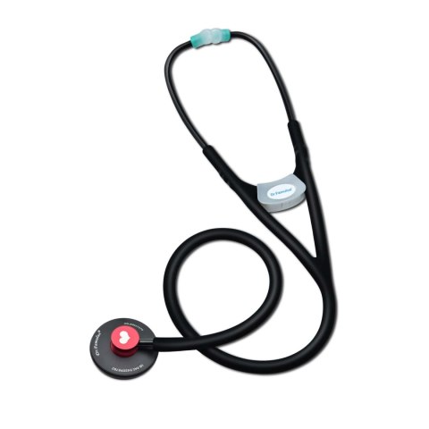 NOVAMA EXPERT DR300 CZARNY Stetoskop premium z jednostronną głowicą, silikonowy