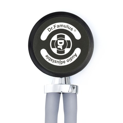 NOVAMA EXPERT DR410D CZARNY Stetoskop kardiologiczny dwugłowicowy Rappaport, silikon