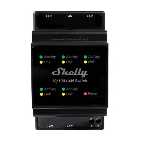 Switch ETHERNET SHELLY LAN Switch 5-portowy