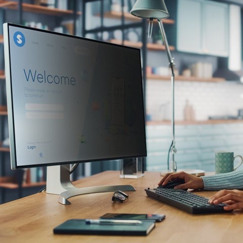 Qoltec Filtr prywatyzujący RODO 15.6" | 16:9 | Ochrona wzroku | Panoramiczny