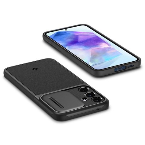 Spigen Optik Armor - Etui do Samsung Galaxy A55 5G (Czarny)