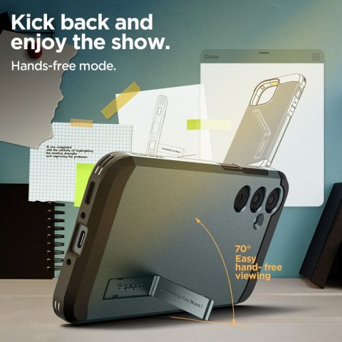 Spigen Tough Armor - Etui do Samsung Galaxy A35 5G (Abyss Green)