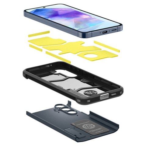 Spigen Tough Armor - Etui do Samsung Galaxy A55 5G (Metal Slate)