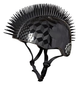 Kask dziecięcy juniorski KRASH CUBE HEART BLACK HAWK roz. M YOUTH 8+ (54-58 cm) (NEW 2026)