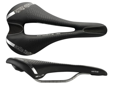 Siodło SELLE ITALIA SPORTOURING MAX SLR TI316 GEL SUPERFLOW L (id match L3), Pręty TI316, Żel, 280g (NEW)
