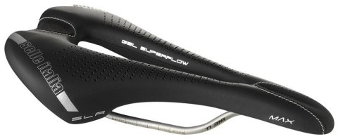 Siodło SELLE ITALIA SPORTOURING MAX SLR TI316 GEL SUPERFLOW L (id match L3), Pręty TI316, Żel, 280g (NEW)