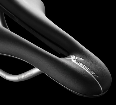 Siodło SELLE ITALIA SLR BOOST X-CROSS TI316 SUPERFLOW L (id match L3), Czarne, 200g (NEW)
