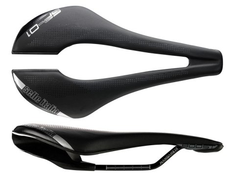 Siodło SELLE ITALIA SP-01 BOOST TM SUPERFLOW S (id match S3), Manganese Rail, Duro-Tek, 200g (DWZ)