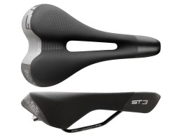 Siodło SELLE ITALIA SPORTOURING ST 3 SUPERFLOW S (id match S3), Pręty Fec Alloy, Hi-Viz, Żel, 406g (NEW)