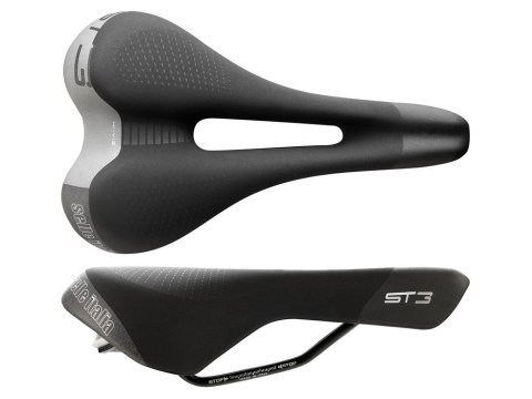 Siodło SELLE ITALIA SPORTOURING ST 3 SUPERFLOW S (id match S3), Pręty Fec Alloy, Hi-Viz, Żel, 406g (NEW)