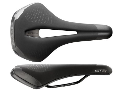 Siodło SELLE ITALIA SPORTOURING ST 5 FLOW S (id match S2), Pręty Fec Alloy, Hi-Viz, Żel, 396g (NEW)