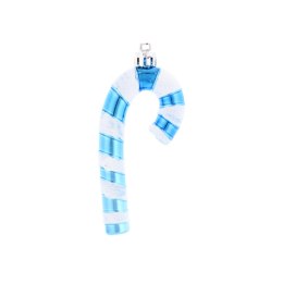 Ozdoby choinkowe 9cm kpl 4 szt CUKIERKOWA LASKA niebieska