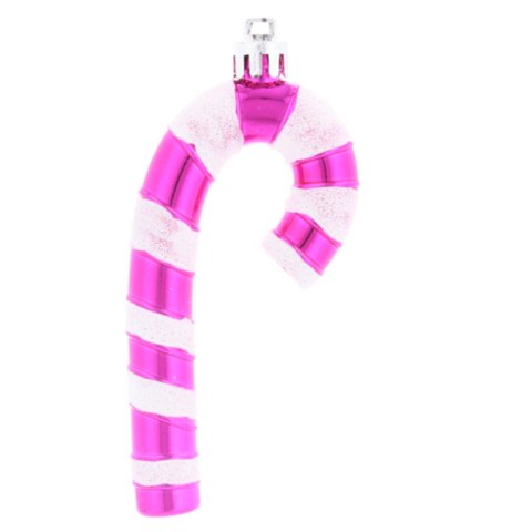 Ozdoby choinkowe 9cm kpl 4 szt CUKIERKOWA LASKA różowa