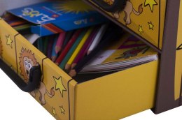 Pudełko kartonowe 4 szuflady pionowe SAWANNA LEW