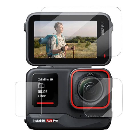 Szkło hartowane TELESIN do kamery Insta360 Ace Pro / Ace