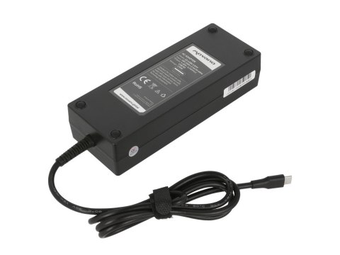 Zasilacz Movano 130W USB type C USB-C (black)