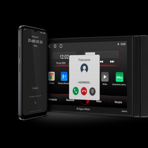 Radio Samochodowe Kruger&Matz KM2010 CarPlay/AndroidAuto