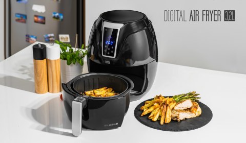 Frytkownica beztłuszczowa TEESA DIGITAL AIR FRYER 3,2L WHITE