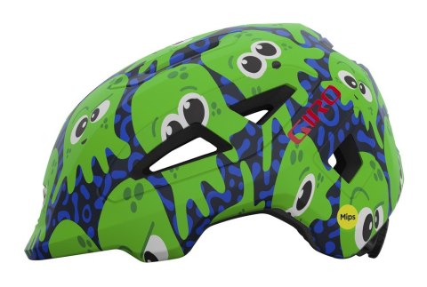 Kask dziecięcy GIRO SCAMP II matte midnight bright green inked roz. XS (45-49 cm) (NEW 2025)
