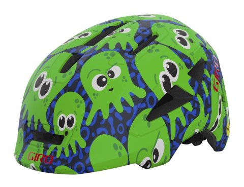 Kask dziecięcy GIRO SCAMP II matte midnight bright green inked roz. XS (45-49 cm) (NEW 2025)