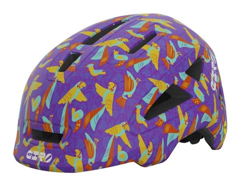 Kask dziecięcy GIRO SCAMP II matte purple libre roz. XS (45-49 cm) (WYPRZEDAŻ -50%)