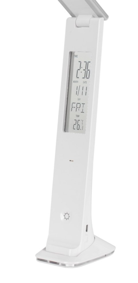 Lampa LED na biurko z wyświetlaczem (czas, temperatura)