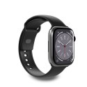 PURO ICON - Elastyczny pasek do Apple Watch 38/40/41/42 mm (S/M & M/L) (Black)