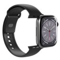 PURO ICON - Elastyczny pasek do Apple Watch 38/40/41/42 mm (S/M & M/L) (Black)