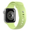 PURO ICON - Elastyczny pasek do Apple Watch 38/40/41/42 mm (S/M & M/L) (Matcha Green)
