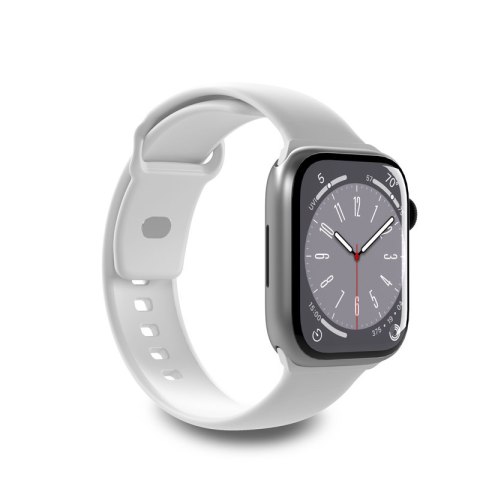 PURO ICON - Elastyczny pasek do Apple Watch 44/45/46/49 mm (S/M & M/L) (White)