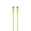 PURO ICON Soft Cable - Kabel USB-C do USB-C 1.5 m (Matcha Green)