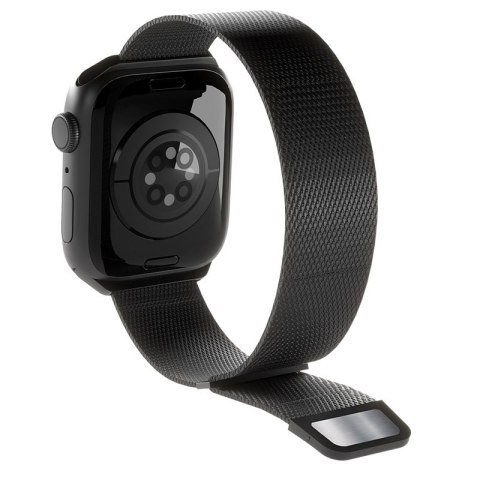 Puro Milanese Magnetic Band - Pasek ze stali nierdzewnej do Apple Watch 38/40/41/42 mm (czarny)