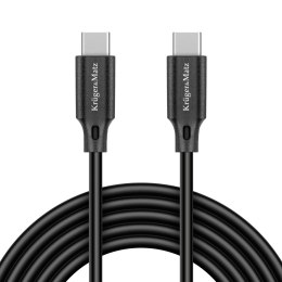 Kabel USB typu C - USB typu C 100 W 1 m Kruger&Matz Basic