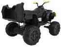 Quad XL ATV 2,4GHz na akumulator dla dzieci Czarno-Zielony + Pilot + Napęd 4x4 + Bagażnik + Wolny Start + EVA + Audio LED