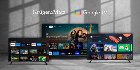 Telewizor Kruger&Matz 40" FHD Google TV DVB-T2/T/C H.265 HEVC