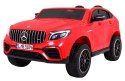 Auto Mercedes GLC 63S dla dzieci Czerwony Suv + Napęd 4x4