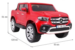 Mercedes Benz X-Class dla dzieci Lakier Czerwony Pickup