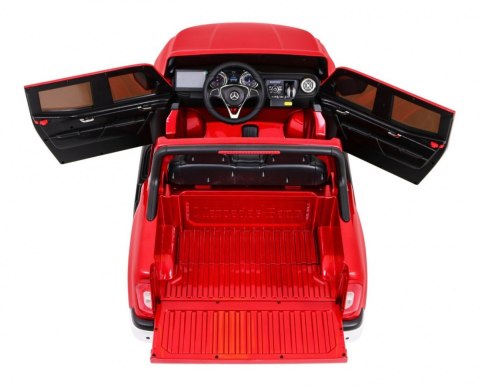 Mercedes Benz X-Class dla dzieci Lakier Czerwony Pickup
