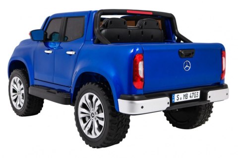 Mercedes Benz X-Class dla dzieci Lakier Niebieski Pickup 4x4
