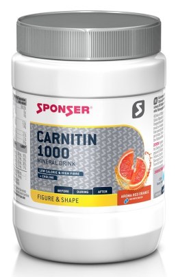 Napój niskokaloryczny SPONSER CARNITIN 1000 czerwona pomarańcza puszka 400g (NEW).