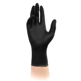 VELO NITRILE BLACK XL Rękawice nitrylowe bezpudrowe diagnostyczne, 100 szt.