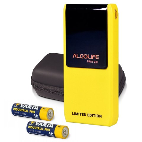 ALCOLIFE FREE ŻÓŁTY Alkomat, limitowana wersja, technologia elektrochemiczna
