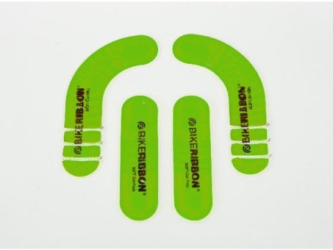 Wkładki żelowe BIKE RIBBON GEL PAD FIRM super miękkie, zielone, 2x proste, 2x wykręcone (NEW)