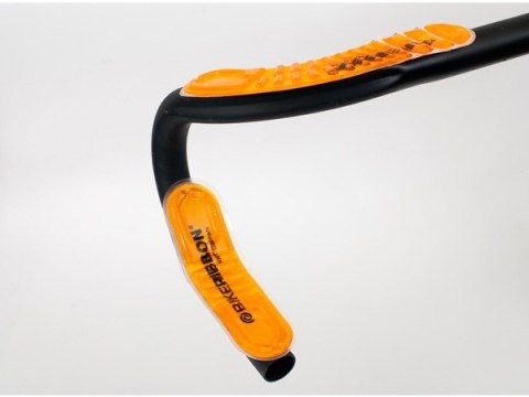 Wkładki żelowe BIKE RIBBON GEL PAD SOFT miękke, pomarańczowe, 2x proste, 2x wykręcone (NEW)