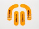 Wkładki żelowe BIKE RIBBON GEL PAD SOFT miękke, pomarańczowe, 2x proste, 2x wykręcone (NEW)