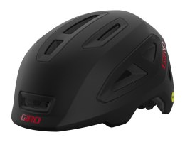 Kask dziecięcy GIRO SCAMP II MIPS matte black red roz. S (49-53 cm) (NEW 2025)