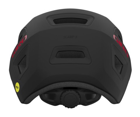 Kask dziecięcy GIRO SCAMP II MIPS matte black red roz. S (49-53 cm) (NEW 2025)