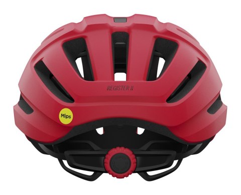 Kask dziecięcy juniorski GIRO REGISTER II MIPS matte bright red white roz. Uniwersalny (50-57 cm) (NEW 2025)
