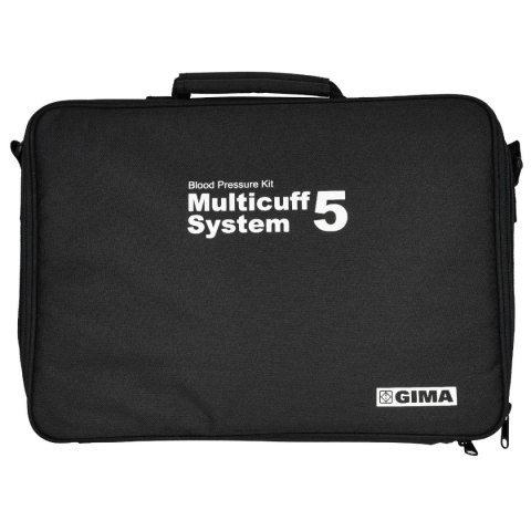 GIMA SIRIO KIT Ciśnieniomierz zegarowy, zestaw 5 mankietów z etui